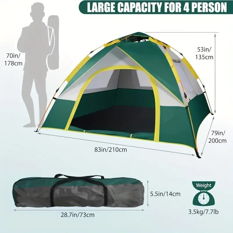 6 person automatic tent uv protection high quality - Temu